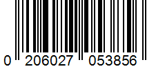 Barcode 0206027053856