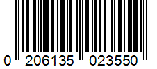 Barcode 0206135023550