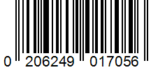 Barcode 0206249017056