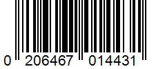 Barcode 0206467014431