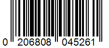 Barcode 0206808045261
