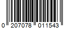 Barcode 0207078011543