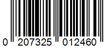 Barcode 0207325012460