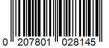 Barcode 0207801028145