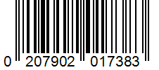 Barcode 0207902017383