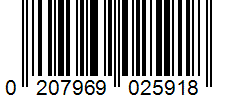Barcode 0207969025918