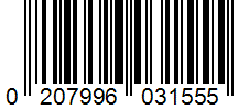 Barcode 0207996031555