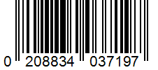 Barcode 0208834037197