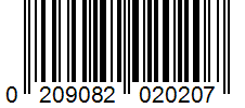 Barcode 0209082020207
