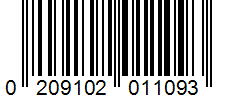 Barcode 0209102011093