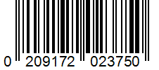 Barcode 0209172023750