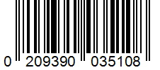 Barcode 0209390035108