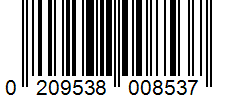 Barcode 0209538008537