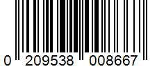 Barcode 0209538008667