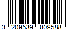 Barcode 0209539009588