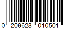 Barcode 0209628010501