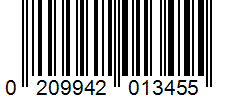 Barcode 0209942013455