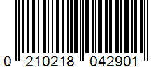 Barcode 0210218042901