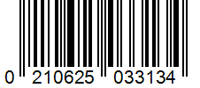 Barcode 0210625033134