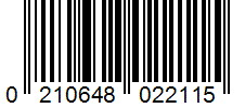 Barcode 0210648022115