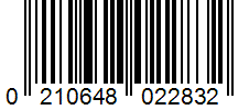 Barcode 0210648022832