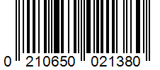 Barcode 0210650021380