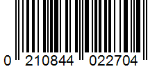 Barcode 0210844022704