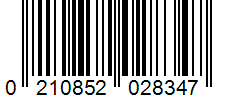 Barcode 0210852028347