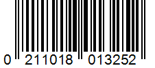 Barcode 0211018013252