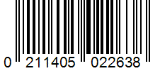 Barcode 0211405022638