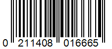 Barcode 0211408016665