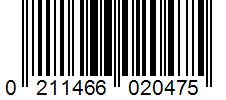 Barcode 0211466020475