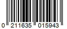 Barcode 0211635015943
