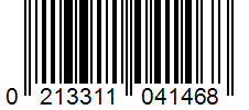 Barcode 0213311041468