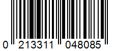 Barcode 0213311048085