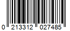 Barcode 0213312027485