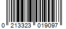 Barcode 0213323019097