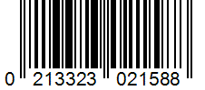Barcode 0213323021588