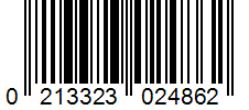 Barcode 0213323024862