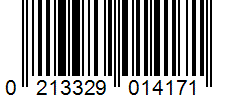 Barcode 0213329014171