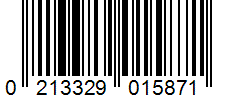 Barcode 0213329015871