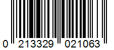 Barcode 0213329021063