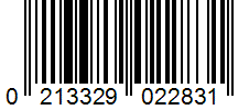 Barcode 0213329022831