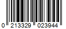 Barcode 0213329023944