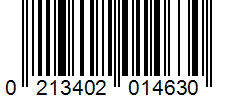 Barcode 0213402014630