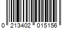 Barcode 0213402015156
