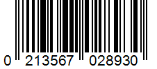 Barcode 0213567028930
