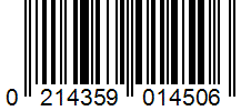Barcode 0214359014506