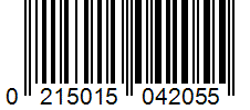Barcode 0215015042055