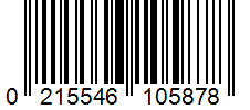 Barcode 0215546105878